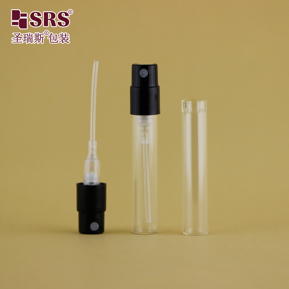 Wholesale Customized 2ml Atomizer Small Mini Empty Glass Spray Perfume Bottle With Spray Bottle