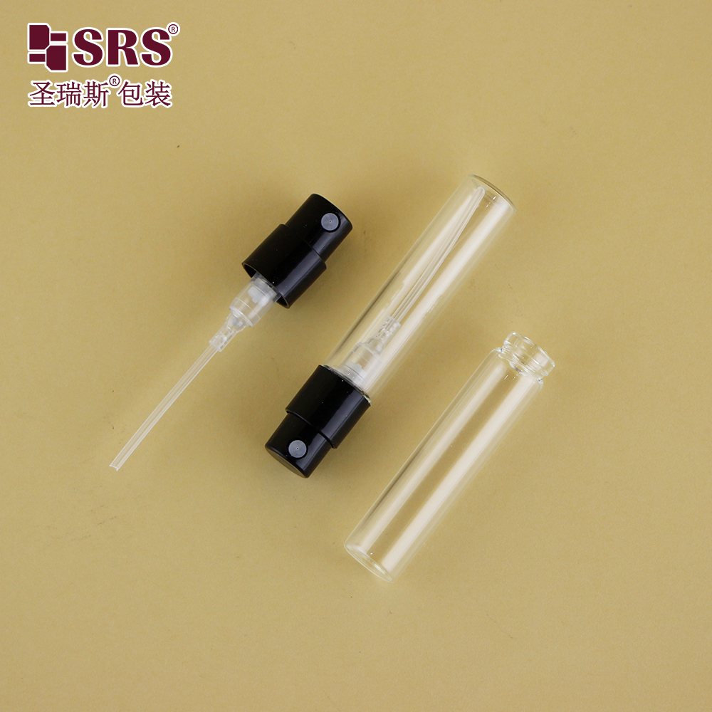 Wholesale Customized 2ml Atomizer Small Mini Empty Glass Spray Perfume Bottle With Spray Bottle