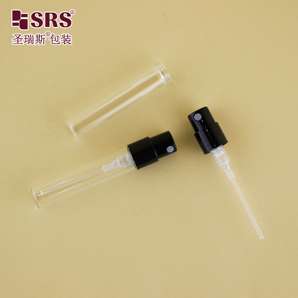 Wholesale Customized 2ml Atomizer Small Mini Empty Glass Spray Perfume Bottle With Spray Bottle