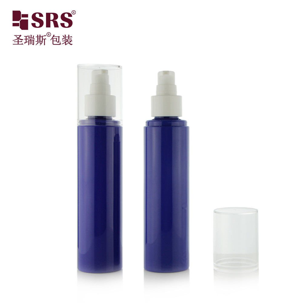 Customize Logo Square Large Capacity Split Shampoo Showe Gel Cosmetics Pressing Pump Empty Plastic PET Bottle