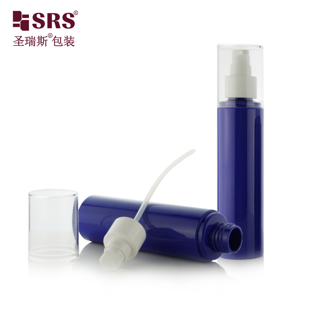 Customize Logo Square Large Capacity Split Shampoo Showe Gel Cosmetics Pressing Pump Empty Plastic PET Bottle