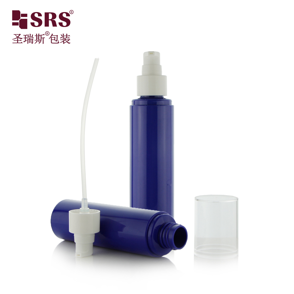 Customize Logo Square Large Capacity Split Shampoo Showe Gel Cosmetics Pressing Pump Empty Plastic PET Bottle