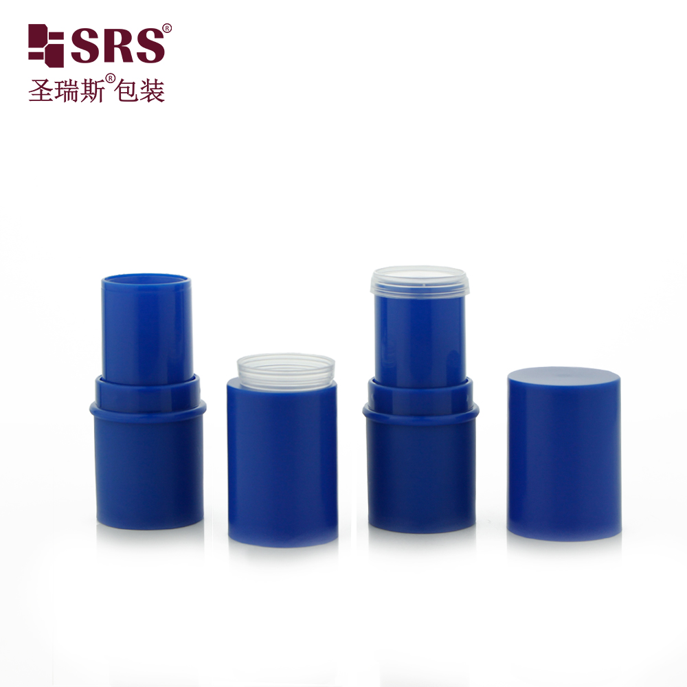 Free Sample PP Roll on Matte Green Blue Chapstick Tubes Lip Balm bottle 6g Container Mini Bottle Cosmetic Packaging