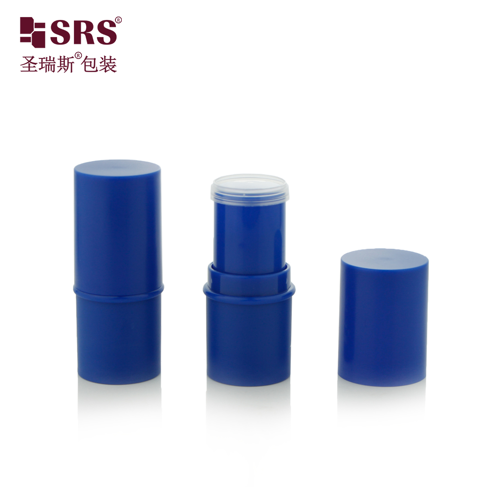 Free Sample PP Roll on Matte Green Blue Chapstick Tubes Lip Balm bottle 6g Container Mini Bottle Cosmetic Packaging