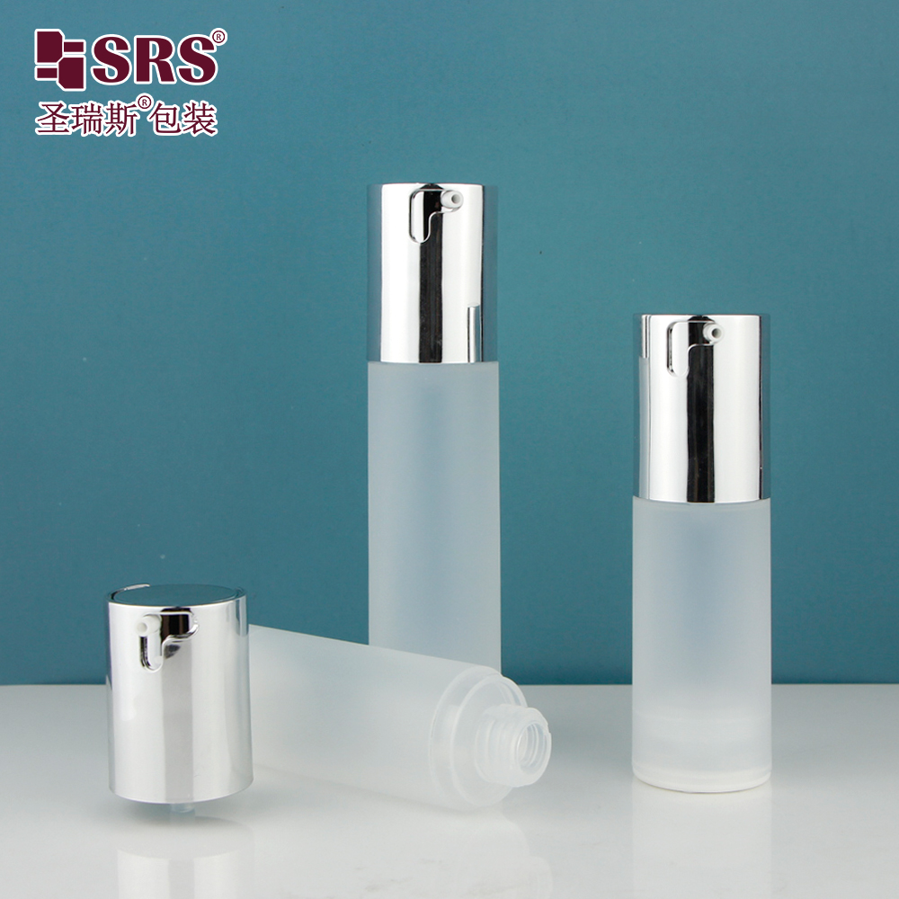 Eco-friendly Hot Sale 20ml 30ml 40ml 50ml PP Plastic Airless Pump Bottle Travel Set