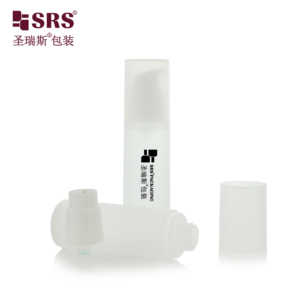 20ml 30ml 40ml 50ml Frosted Glossy Surface Available PP Material Airless Serum Pump Bottle