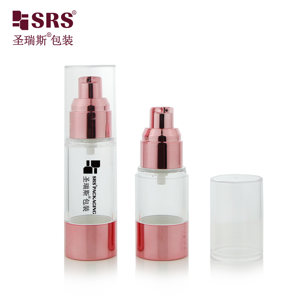 15ml 30ml 40ml 50ml 80ml 100ml 120ml Plastic Empty Cosmetics Airless Pump Bottle