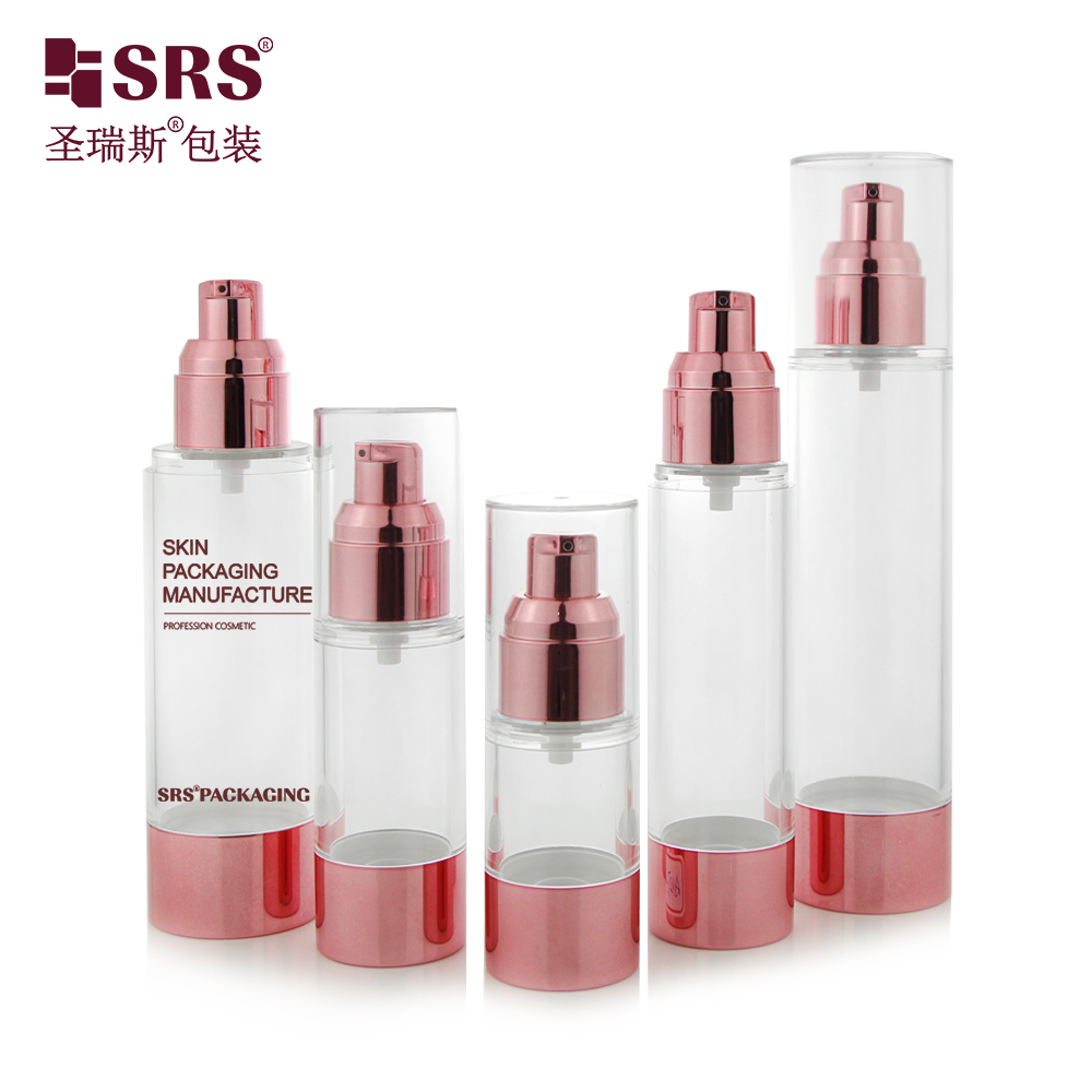 15ml 30ml 40ml 50ml 80ml 100ml 120ml Plastic Empty Cosmetics Airless Pump Bottle