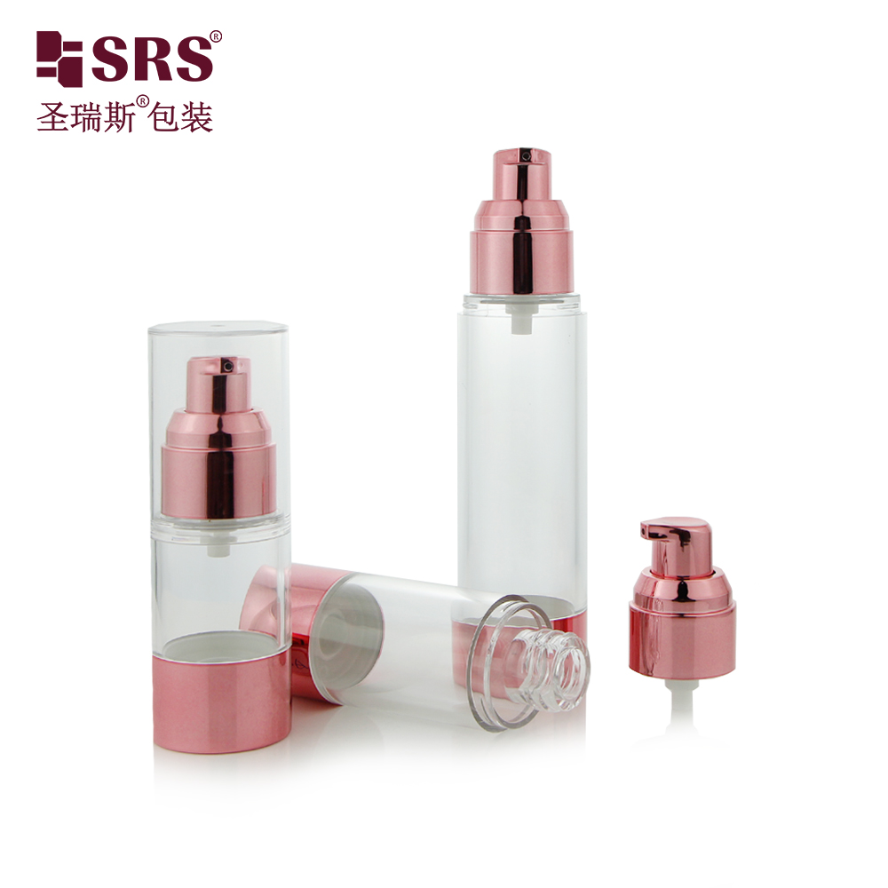 15ml 30ml 40ml 50ml 80ml 100ml 120ml Plastic Empty Cosmetics Airless Pump Bottle