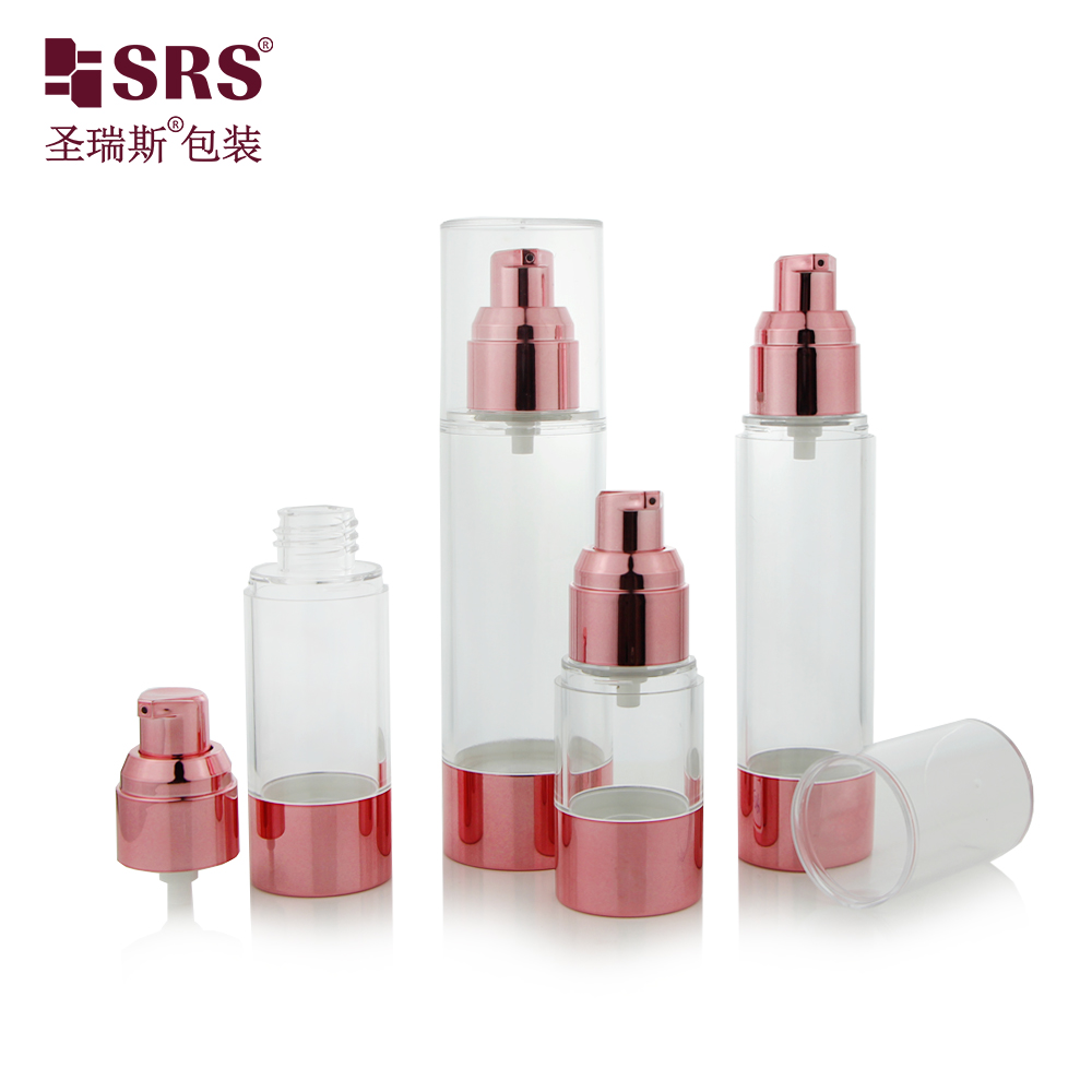 15ml 30ml 40ml 50ml 80ml 100ml 120ml Plastic Empty Cosmetics Airless Pump Bottle