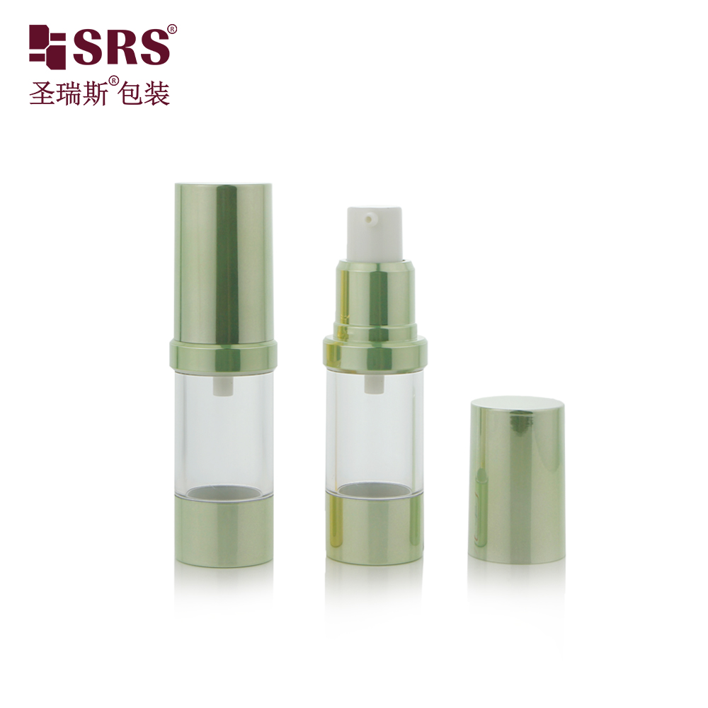 10ml 15ml 20ml 30ml Refill Gold Foundation Sample Emulsion Airless Pump Bottle Lotion Bottle