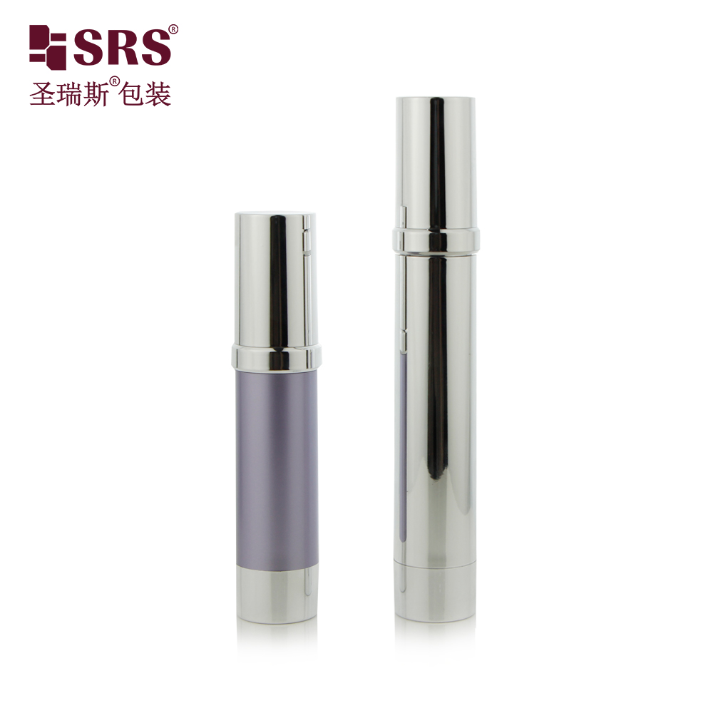 10ml 15ml 20ml 30ml Refill Gold Foundation Sample Emulsion Airless Pump Bottle Lotion Bottle