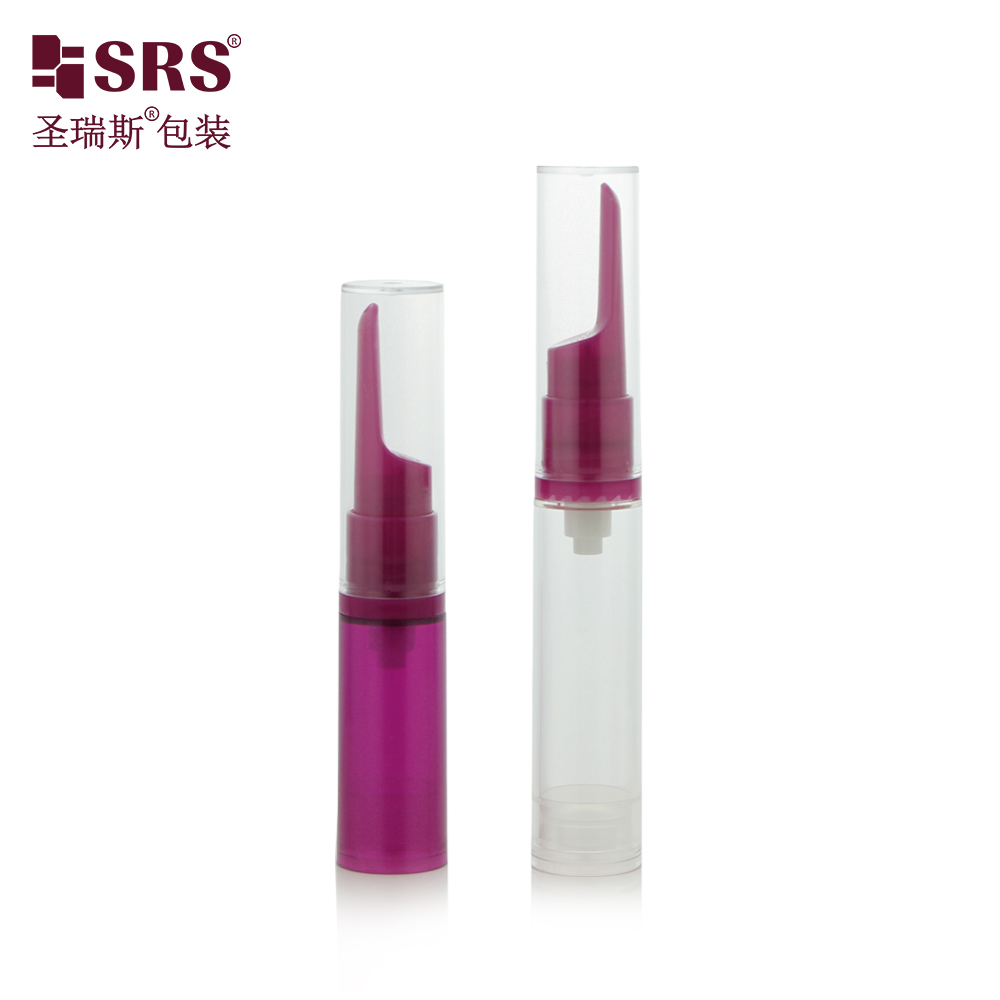 Empty Lotion Packaging Bottle AS 5ml 10ml 12ml 15ml Customized Color Vacuum Pump Bottle