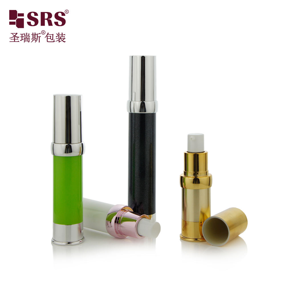 Wholesale 10ml 15ml 20ml 30ml Empty Lotion Bottle AS Customized Color Vacuum Pump Bottle