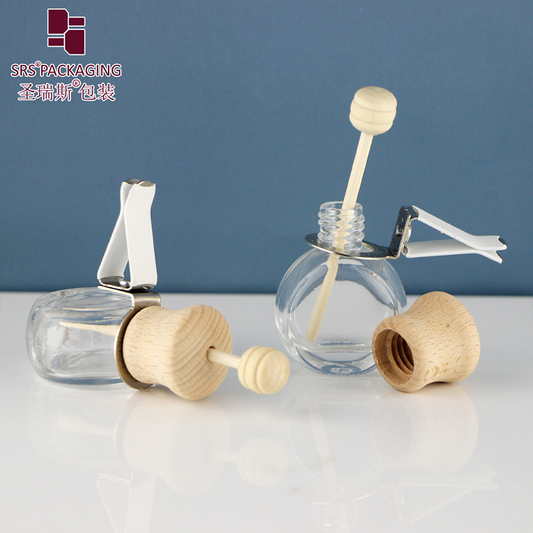 Car Air Freshener Vent Clip Auto Perfume Diffuser Bottle Aromatherapy Fragrance Car glass diffuser bottle