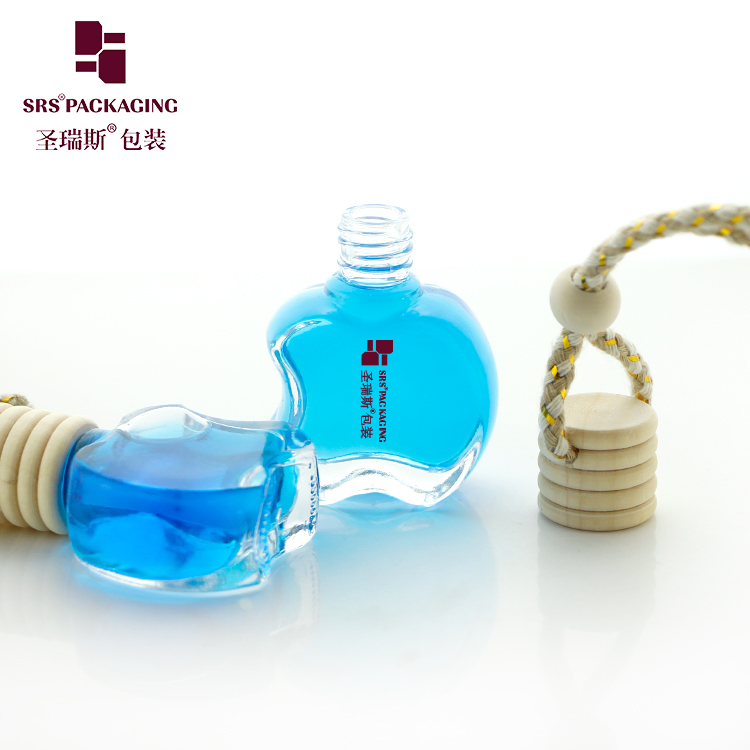 Wholesale Empty Car Perfume Diffuser Bottle 10ml Glass Perfume Hanging Car Air Freshener Bottle