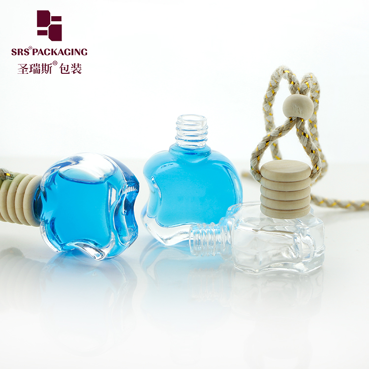 Wholesale Empty Car Perfume Diffuser Bottle 10ml Glass Perfume Hanging Car Air Freshener Bottle