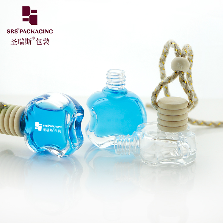 Wholesale Empty Car Perfume Diffuser Bottle 10ml Glass Perfume Hanging Car Air Freshener Bottle