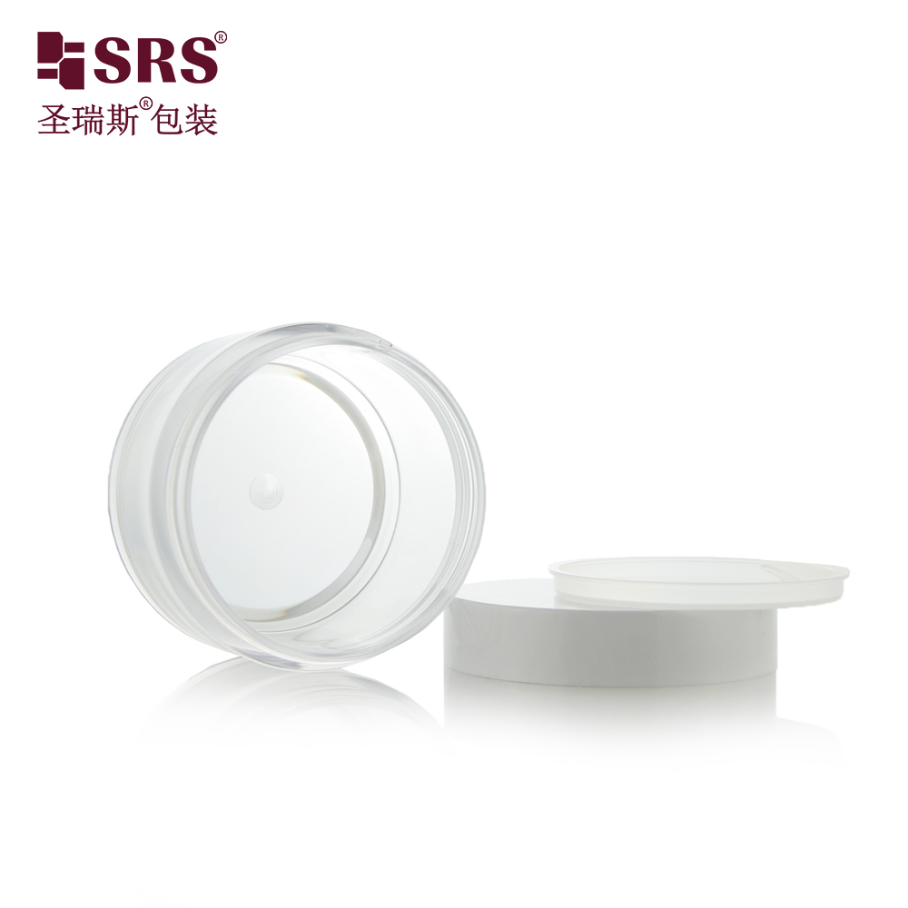 Druable High-capacity  Empty Plastic Cosmetic Skincare Packaging 100g Mask Cream PET Jar With Cap