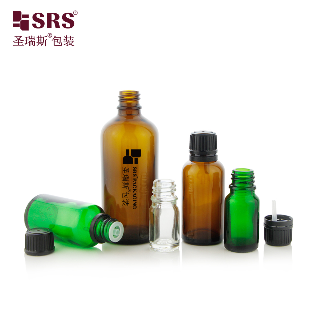 Various glass  packaging 30ml 50ml 100ml empty glass bottles customize children proof caps