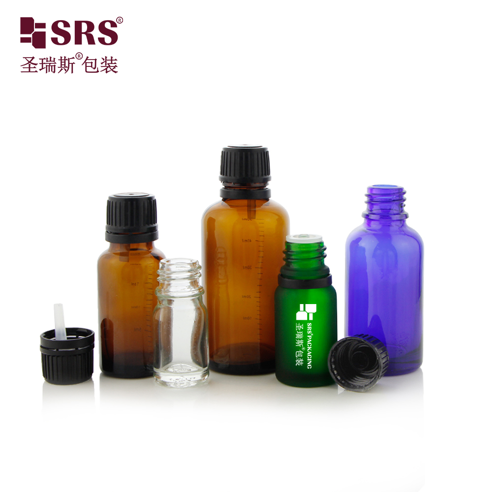 Various glass  packaging 30ml 50ml 100ml empty glass bottles customize children proof caps