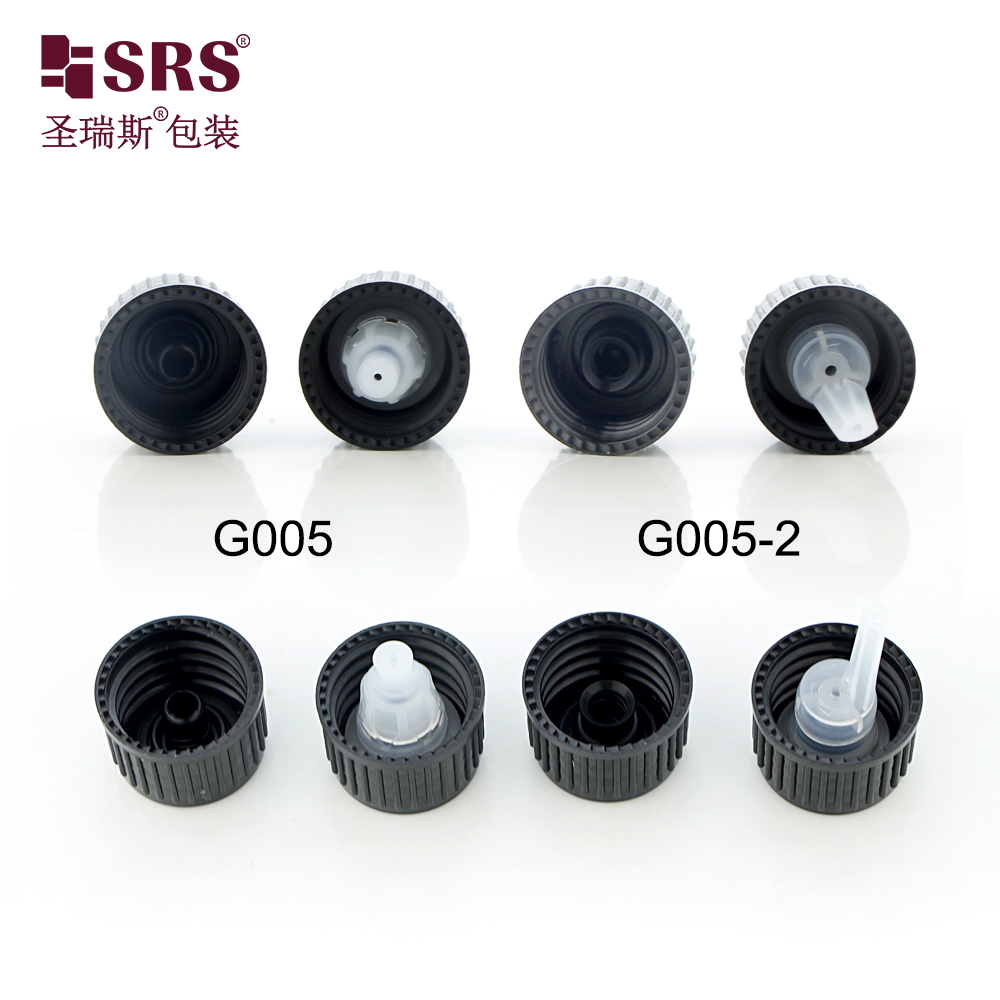 SRS Hot Selling Various Capacities Essential Oil Glass Bottle With General Cap