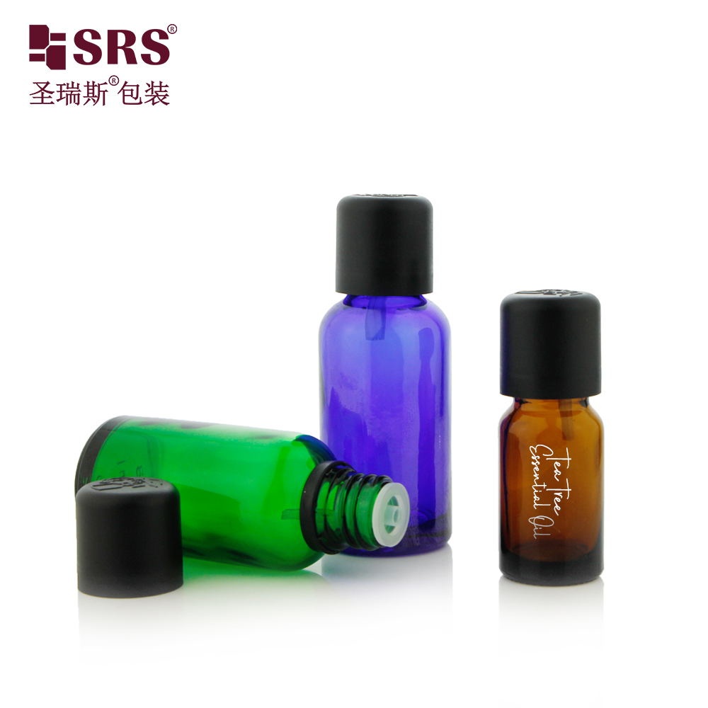 Eye Face Amber Round 10ml 15ml 20ml 30ml 50ml Glass Dropper Bottle Essential Oil Bottle 100ml
