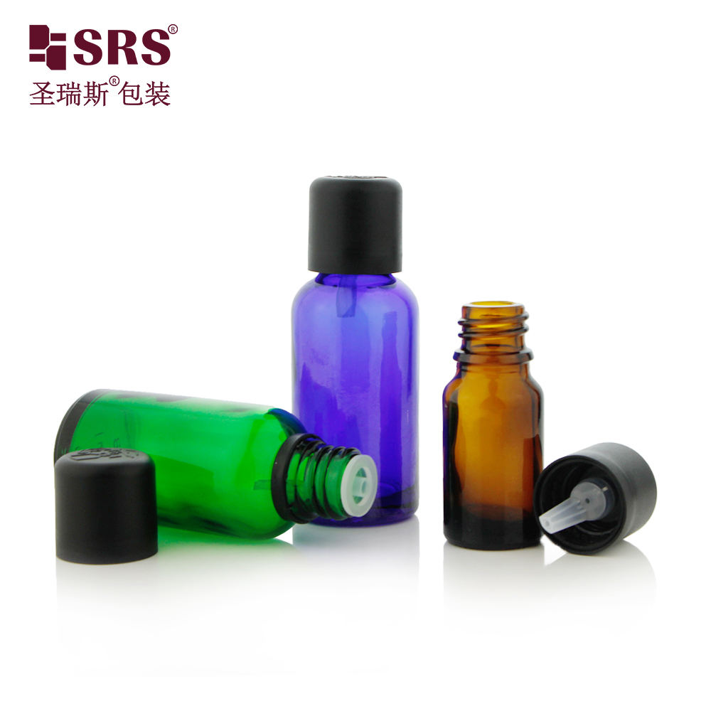 Eye Face Amber Round 10ml 15ml 20ml 30ml 50ml Glass Dropper Bottle Essential Oil Bottle 100ml
