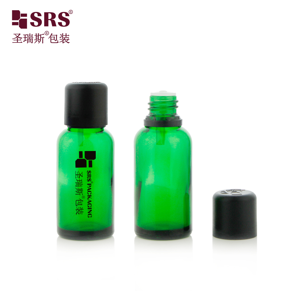 Eye Face Amber Round 10ml 15ml 20ml 30ml 50ml Glass Dropper Bottle Essential Oil Bottle 100ml
