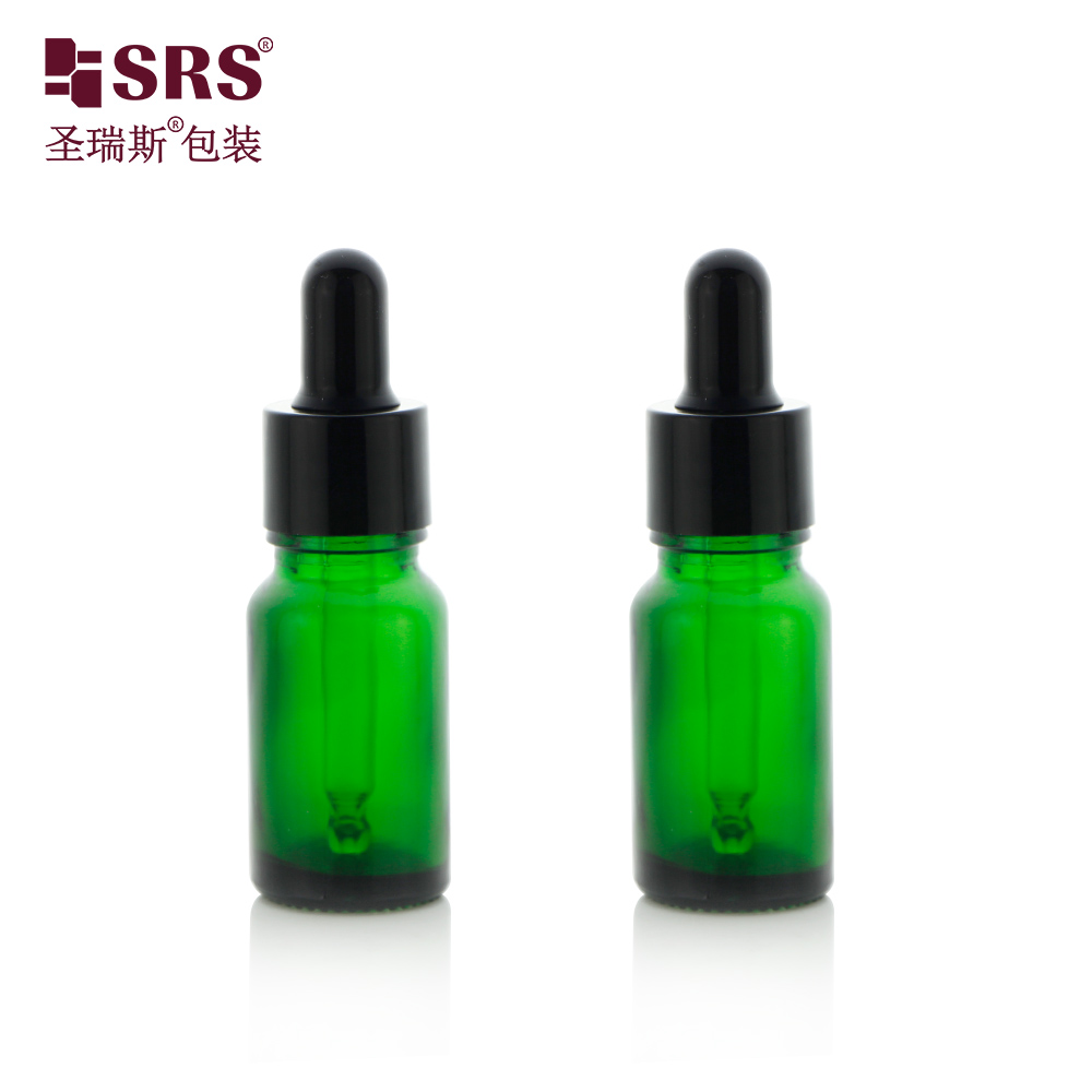 SRS General Glossy Custom Color Seven Capacity Essential Oil Glass Dropper Bottle