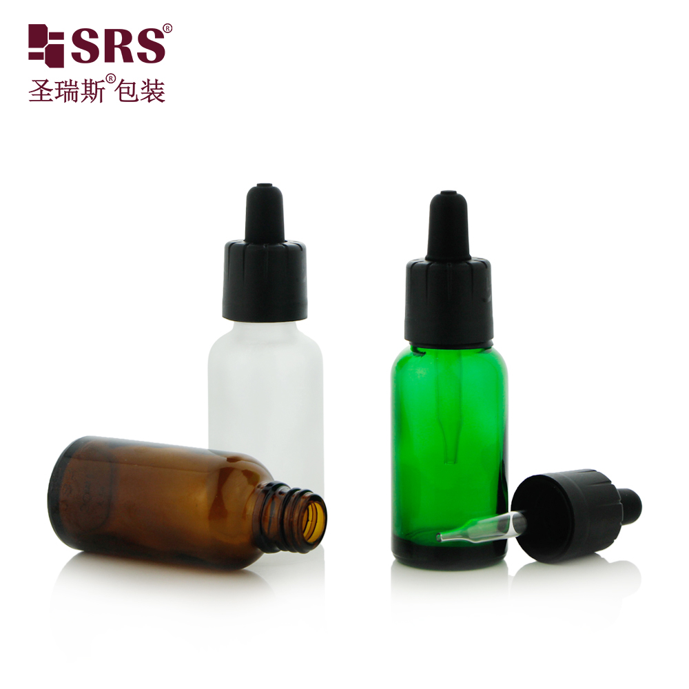 Skin Care 5ml 10ml 15ml 20ml 30ml 50ml 100ml Glass Dropper Bottle