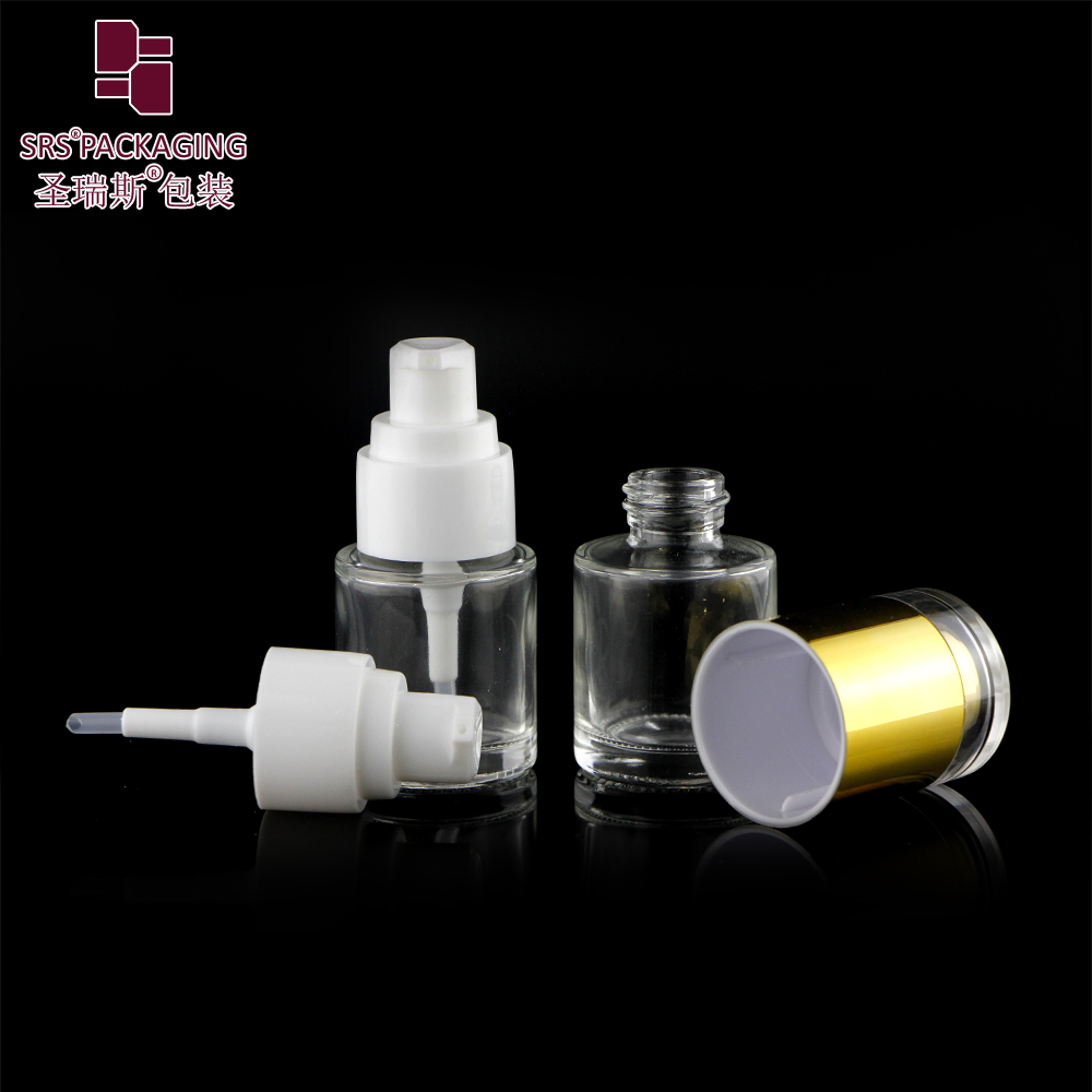 20ml Top Quality Skincare Cosmetic Containers Lotion Cream Serum Essential Oil Glass Bottle container Cosmetic