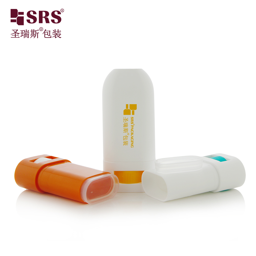 Wholesale 15ml Oval Shape Plastic PP Deodorant Stick Empty Container Manufacturer Cosmetic Packaging