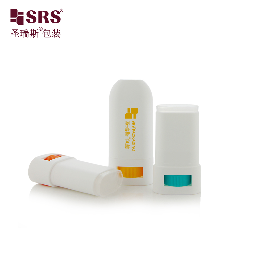 Wholesale 15ml Oval Shape Plastic PP Deodorant Stick Empty Container Manufacturer Cosmetic Packaging