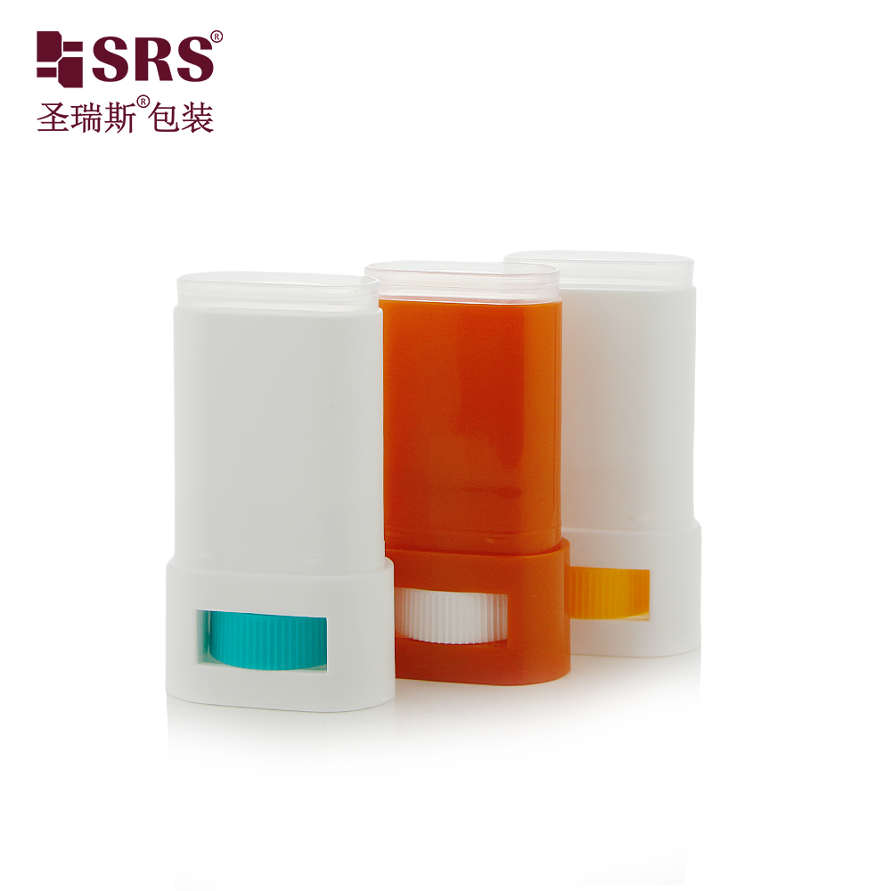 Wholesale 15ml Oval Shape Plastic PP Deodorant Stick Empty Container Manufacturer Cosmetic Packaging