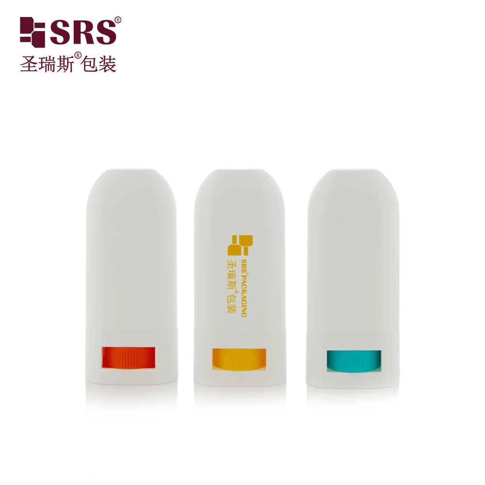 Wholesale 15ml Oval Shape Plastic PP Deodorant Stick Empty Container Manufacturer Cosmetic Packaging