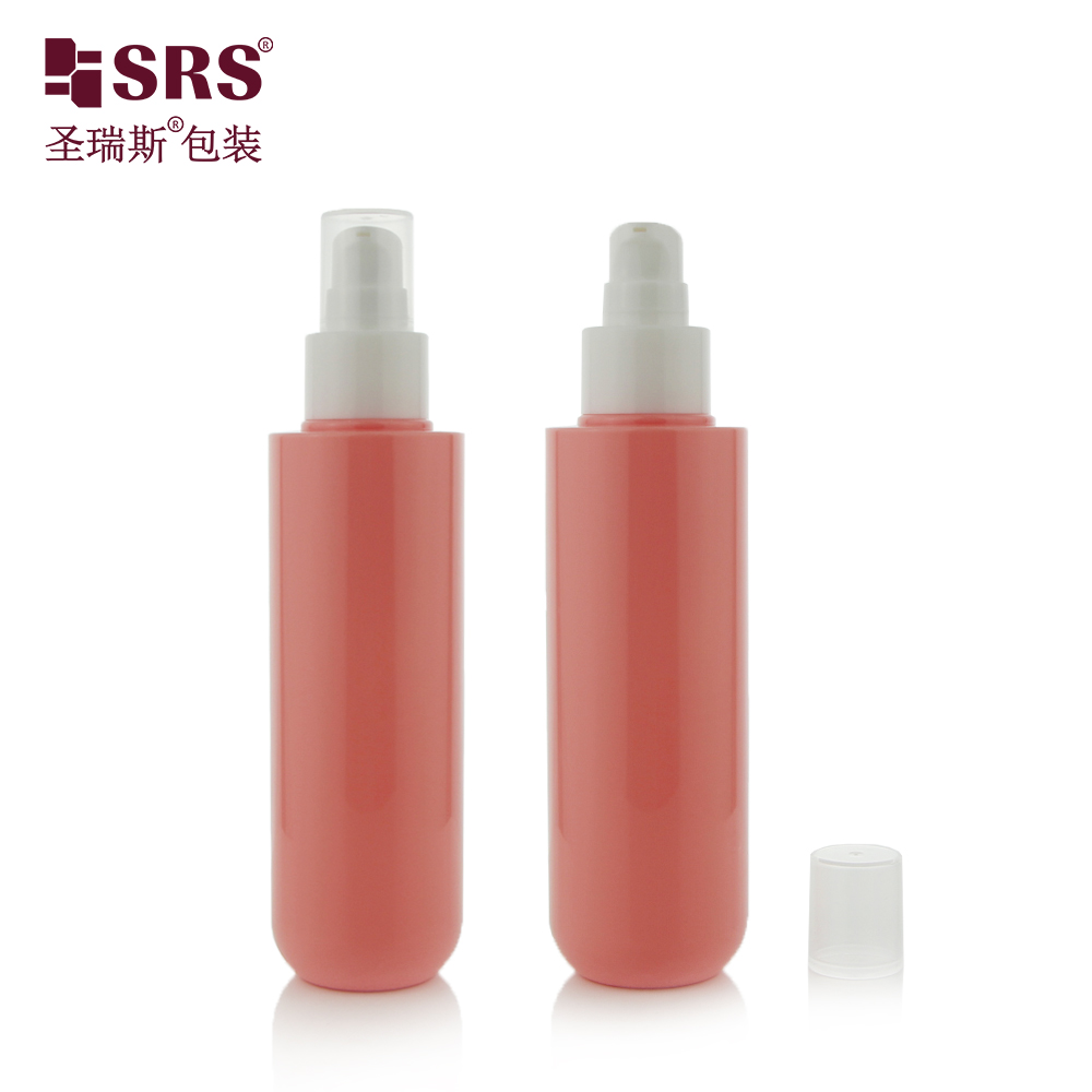 145ml Empty Injection Custom Color High Quality U Shape Bottom Plastic Lotion PET Pump Bottle