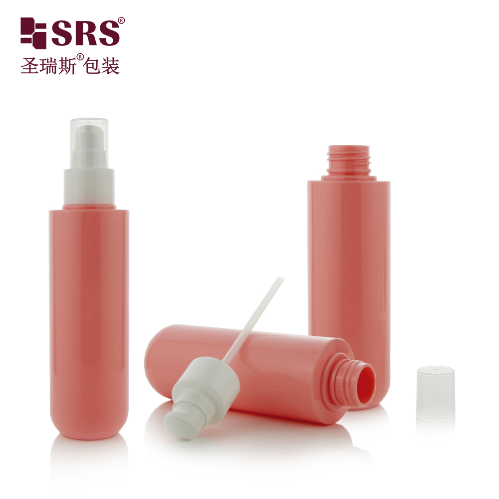 145ml Empty Injection Custom Color High Quality U Shape Bottom Plastic Lotion PET Pump Bottle