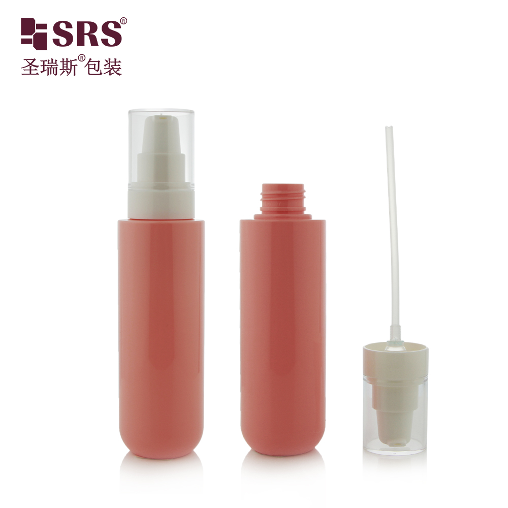 145ml Empty Injection Custom Color High Quality U Shape Bottom Plastic Lotion PET Pump Bottle