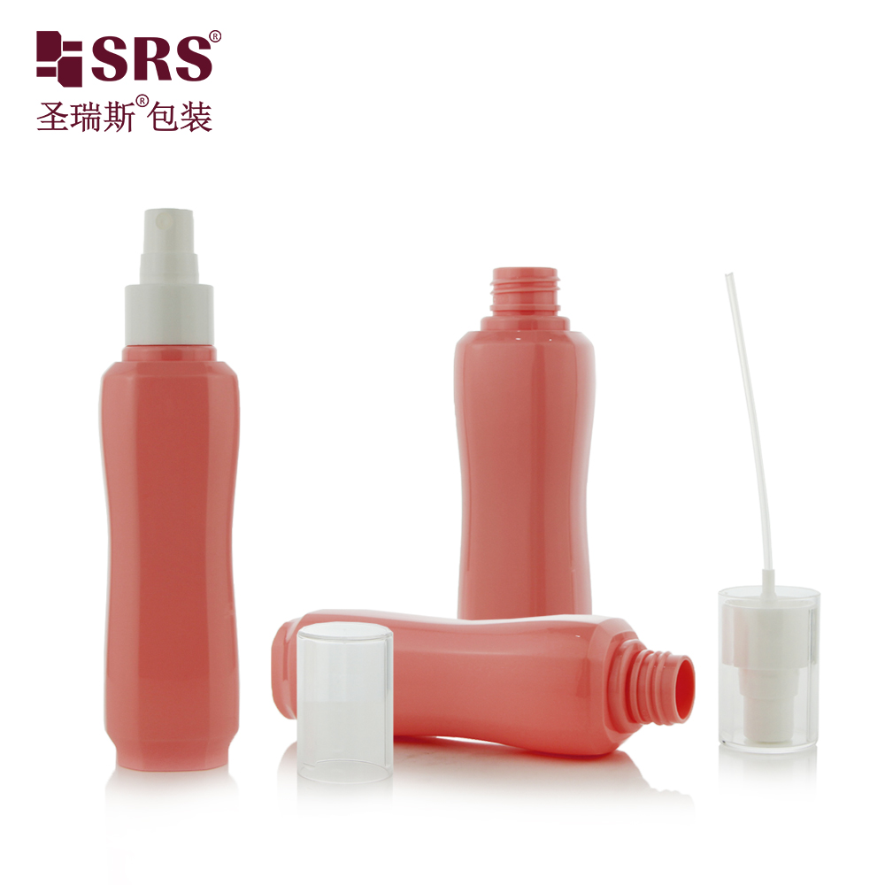 Unique shape skincare cosmetic packaging 160ML bottle plastic pet empty lotion container