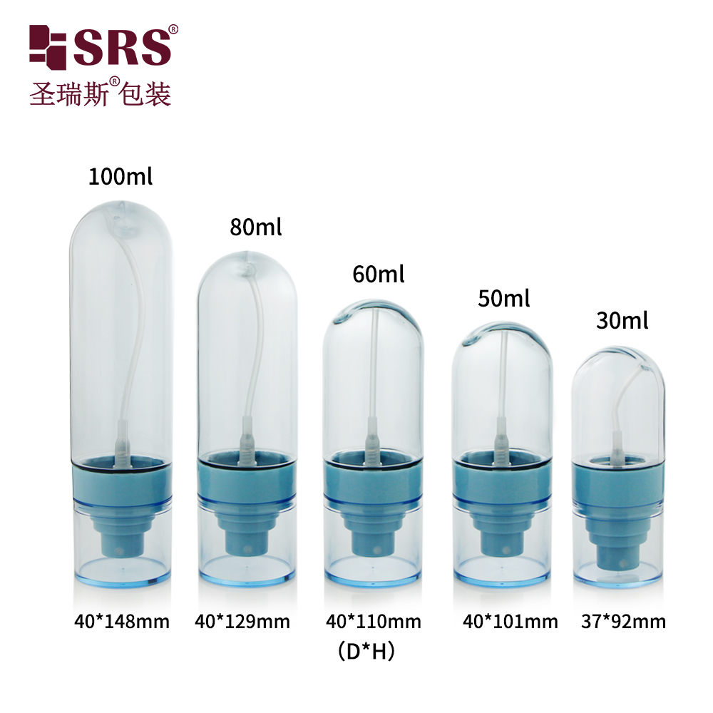 Hot Sale New Product Transparent Custom 30ml 50ml 60ml 80ml 100ml PETG Sprayer Pump Bottle