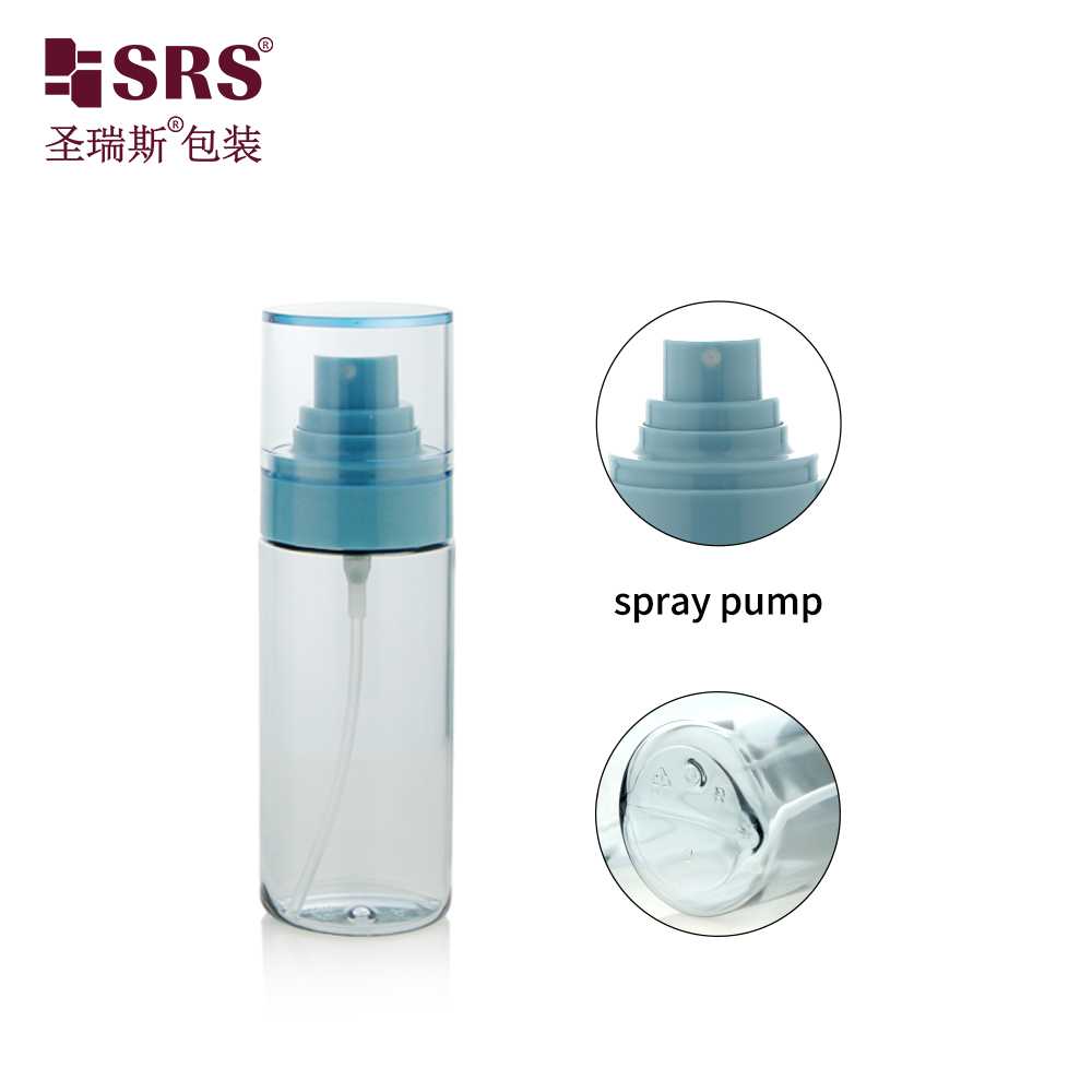 Thick Wall Biodegradable Unique Cosmetic PETG Plastic Toner Bottles Lotion Mist Sprayer Bottle