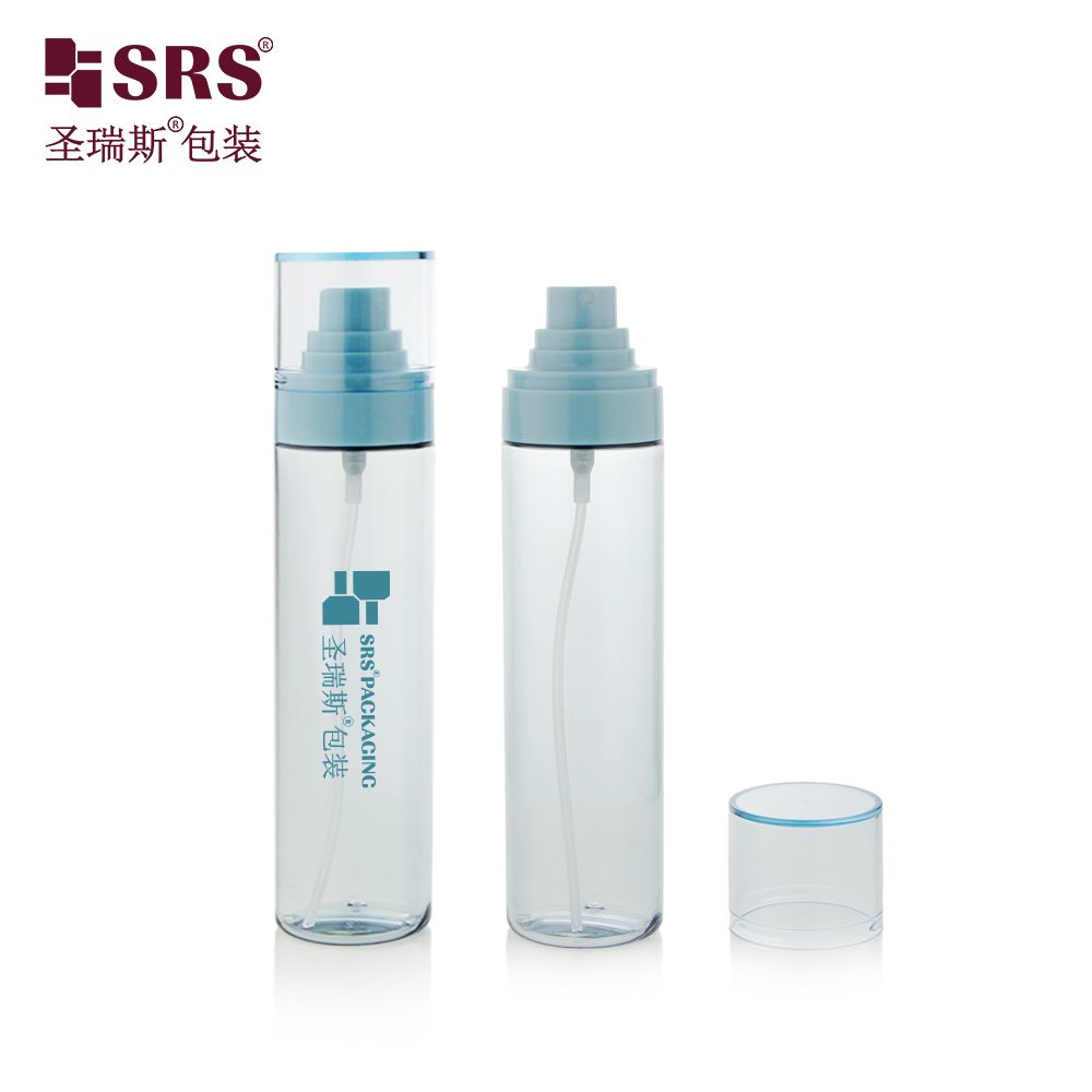 Thick Wall Biodegradable Unique Cosmetic PETG Plastic Toner Bottles Lotion Mist Sprayer Bottle