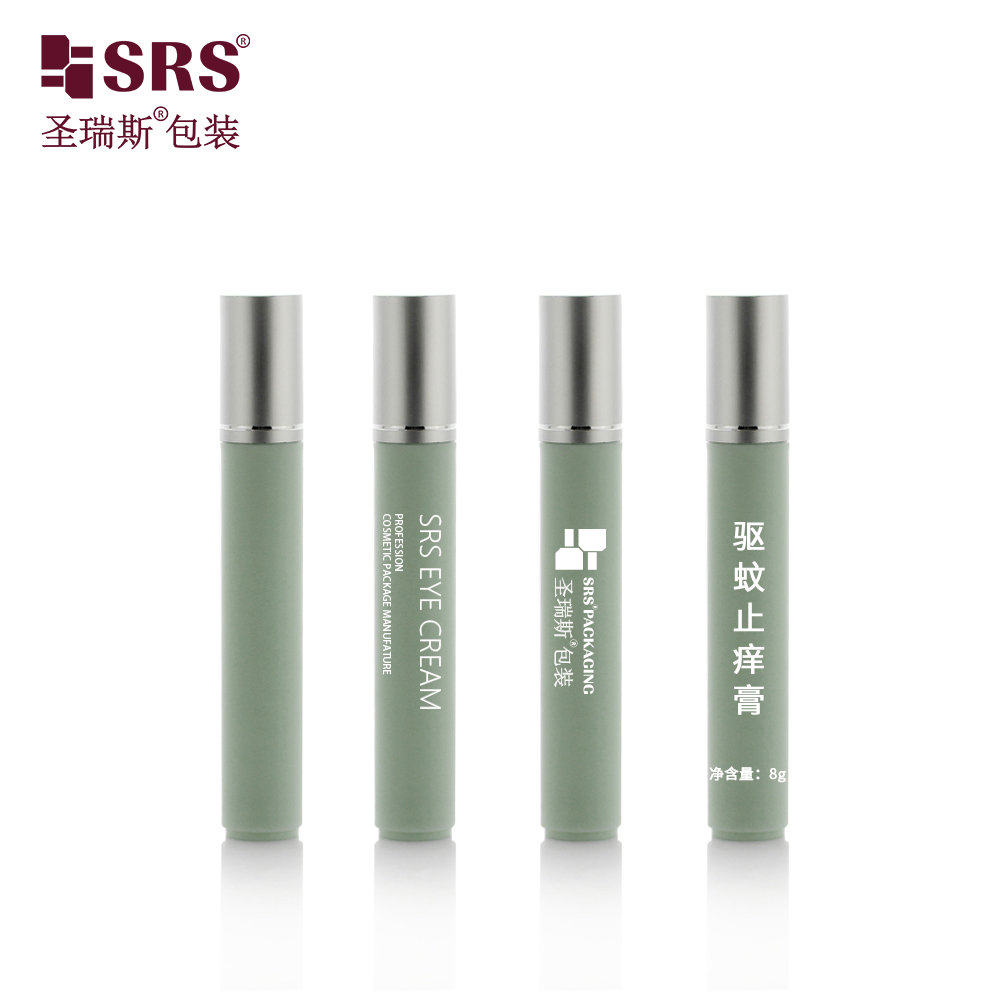 Wholesale Empty 8ml Roll On Bottle No Leakage Eye Serum Bottle With Stainless Steel Roller Ball