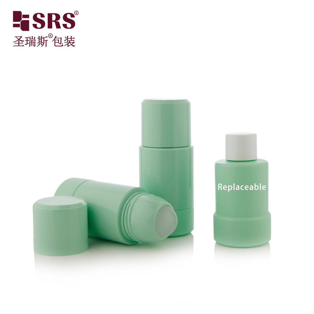 75ml Replaceable Eco-friendly Recycled PCR PP Anti-Itch Liquid Gel Roll On Plastic Bottle 50ml