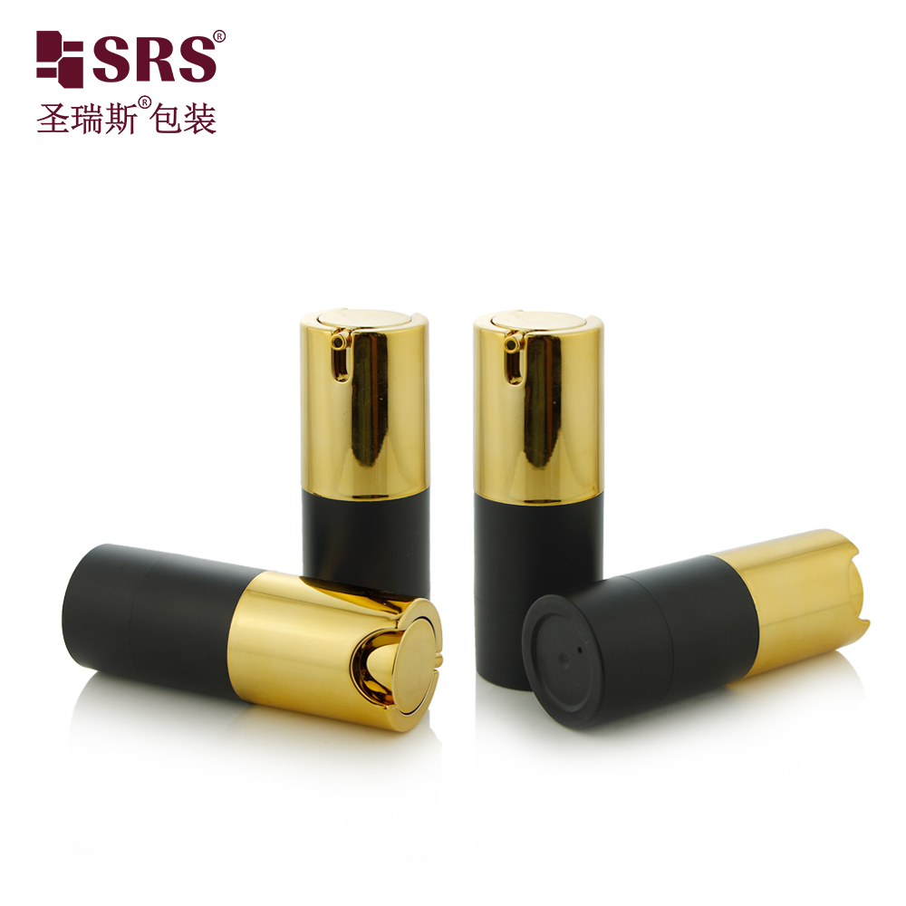 15ml 30ml 40ml 50ml 80ml 100ml As Lotion Airless Bottle Custom Beautiful Colors U Type Back Design 