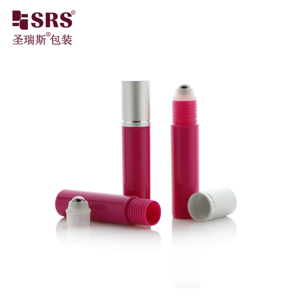 No Leakage No Scratching Eye Serum 10ml Skincare Packaging Plastic Roll on Bottle for Sale
