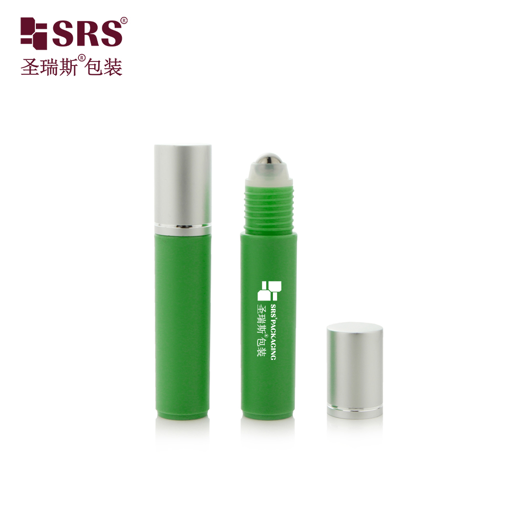 No Leakage No Scratching Eye Serum 10ml Skincare Packaging Plastic Roll on Bottle for Sale