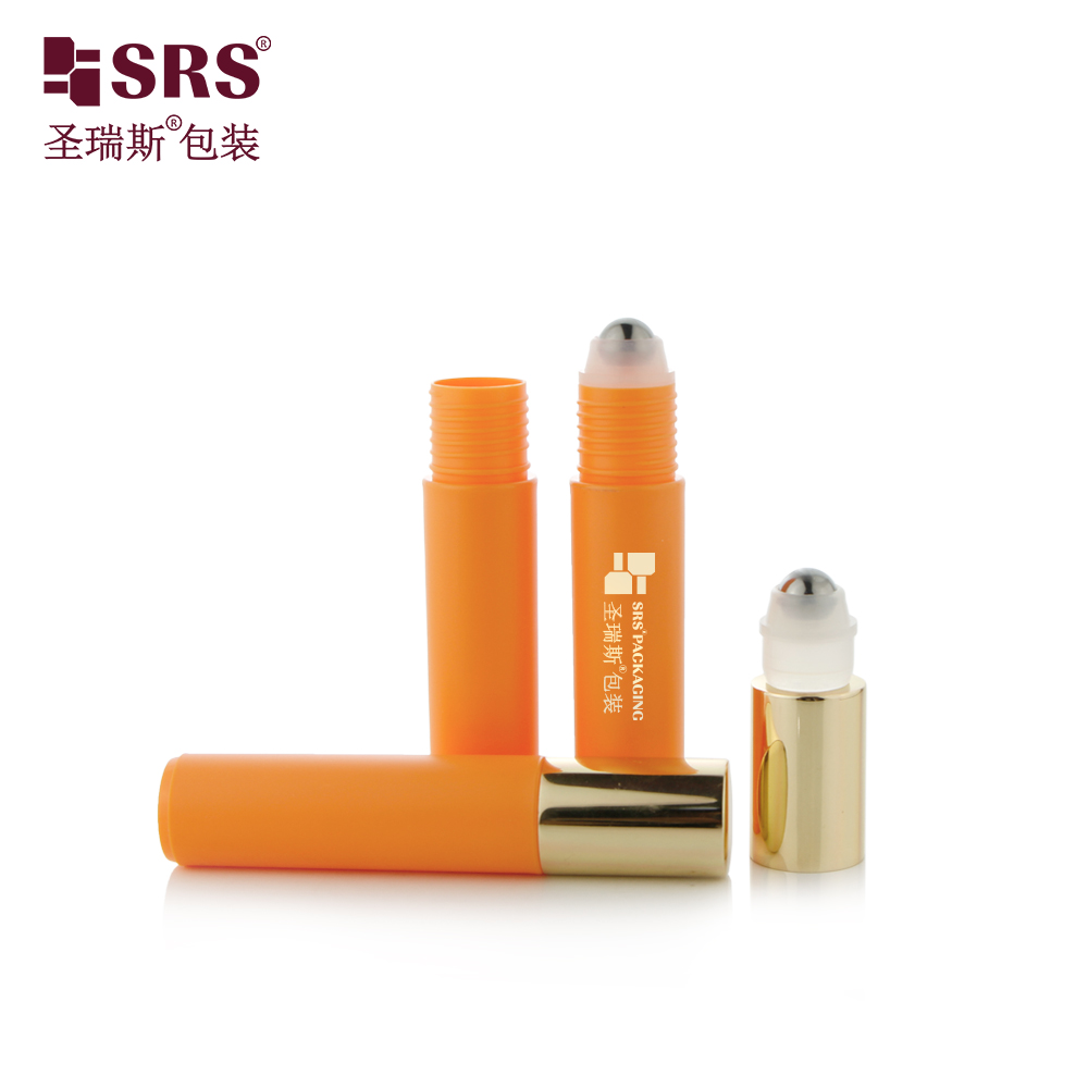 No Leakage No Scratching Eye Serum 10ml Skincare Packaging Plastic Roll on Bottle for Sale