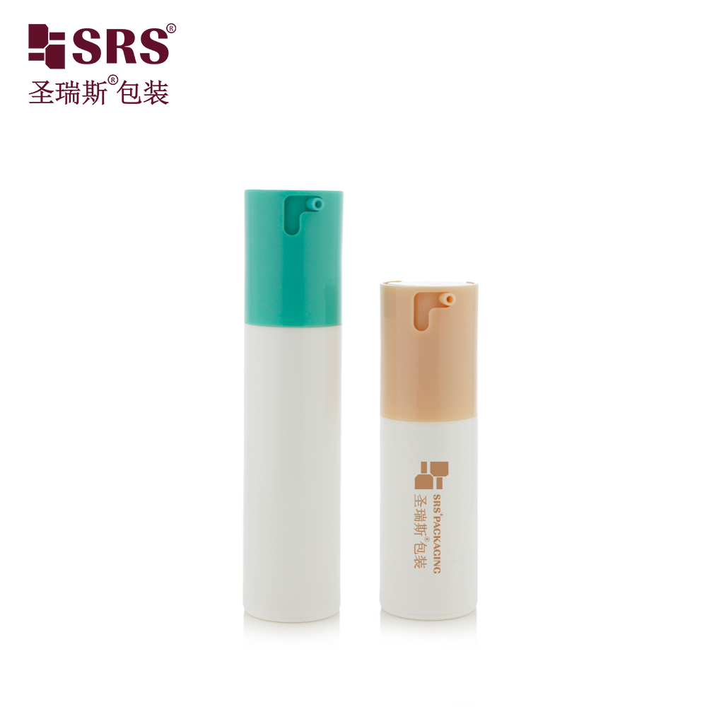 Promotional Premium Mini 20ml 30ml 40ml 50ml Skincare White Airless Pump Bottles